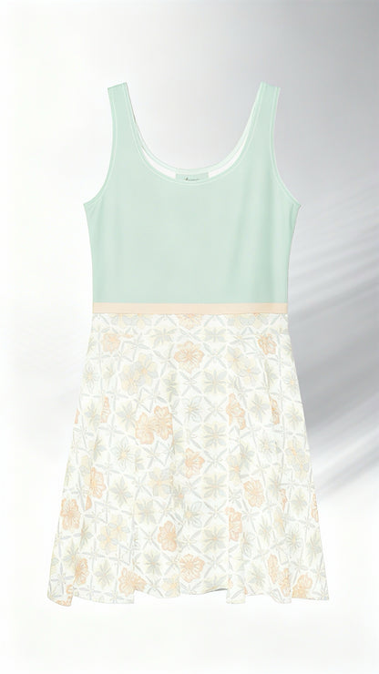 Classy Print Flare Dress