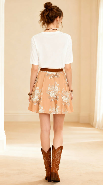 JB Floral Skirt