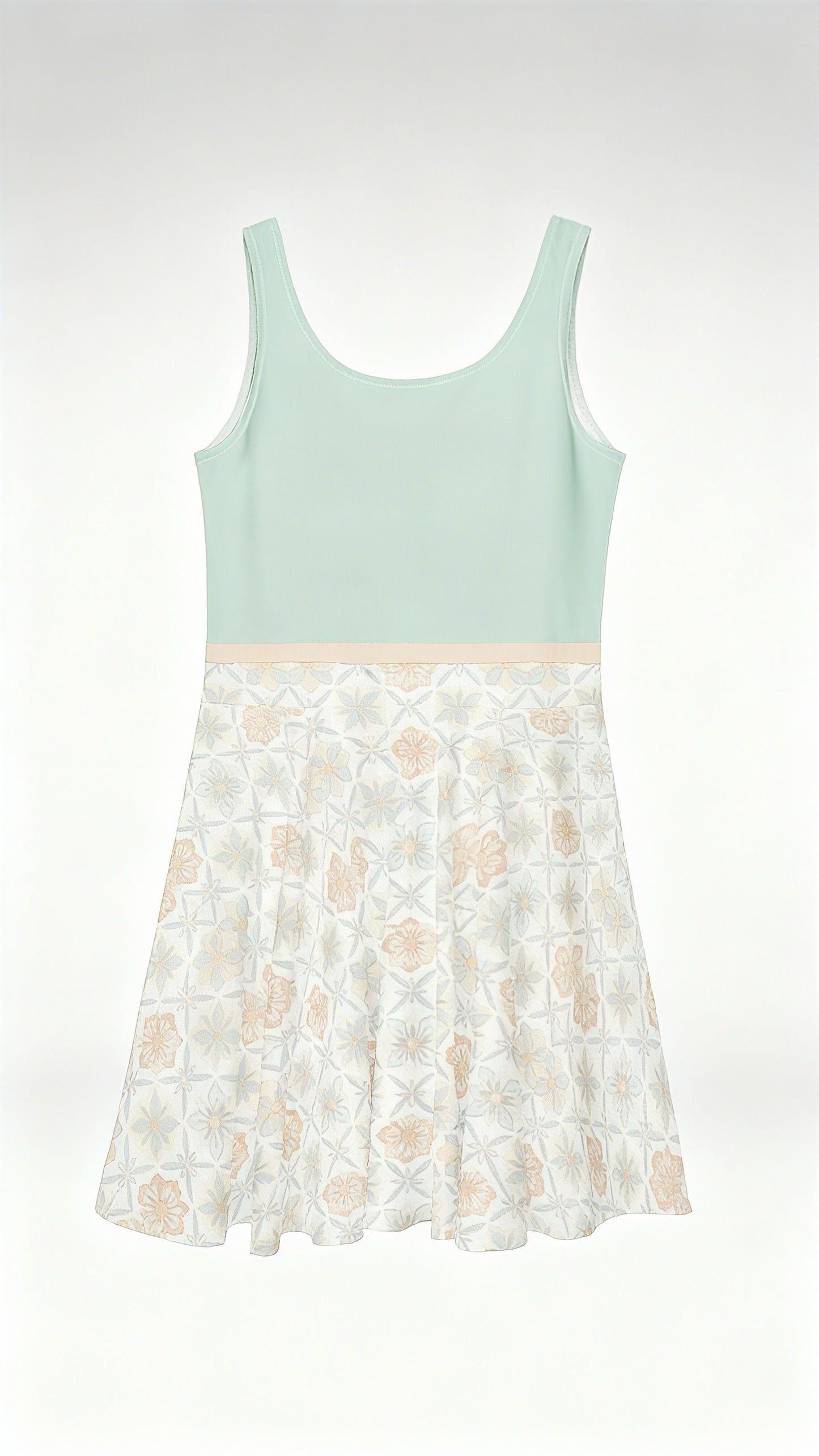 Classy Print Flare Dress