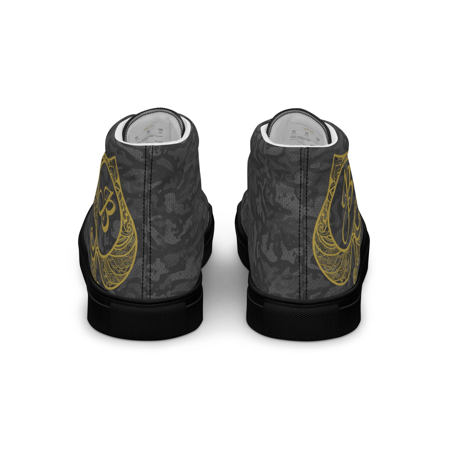 Lucky JB Camo Men’s high top canvas shoes
