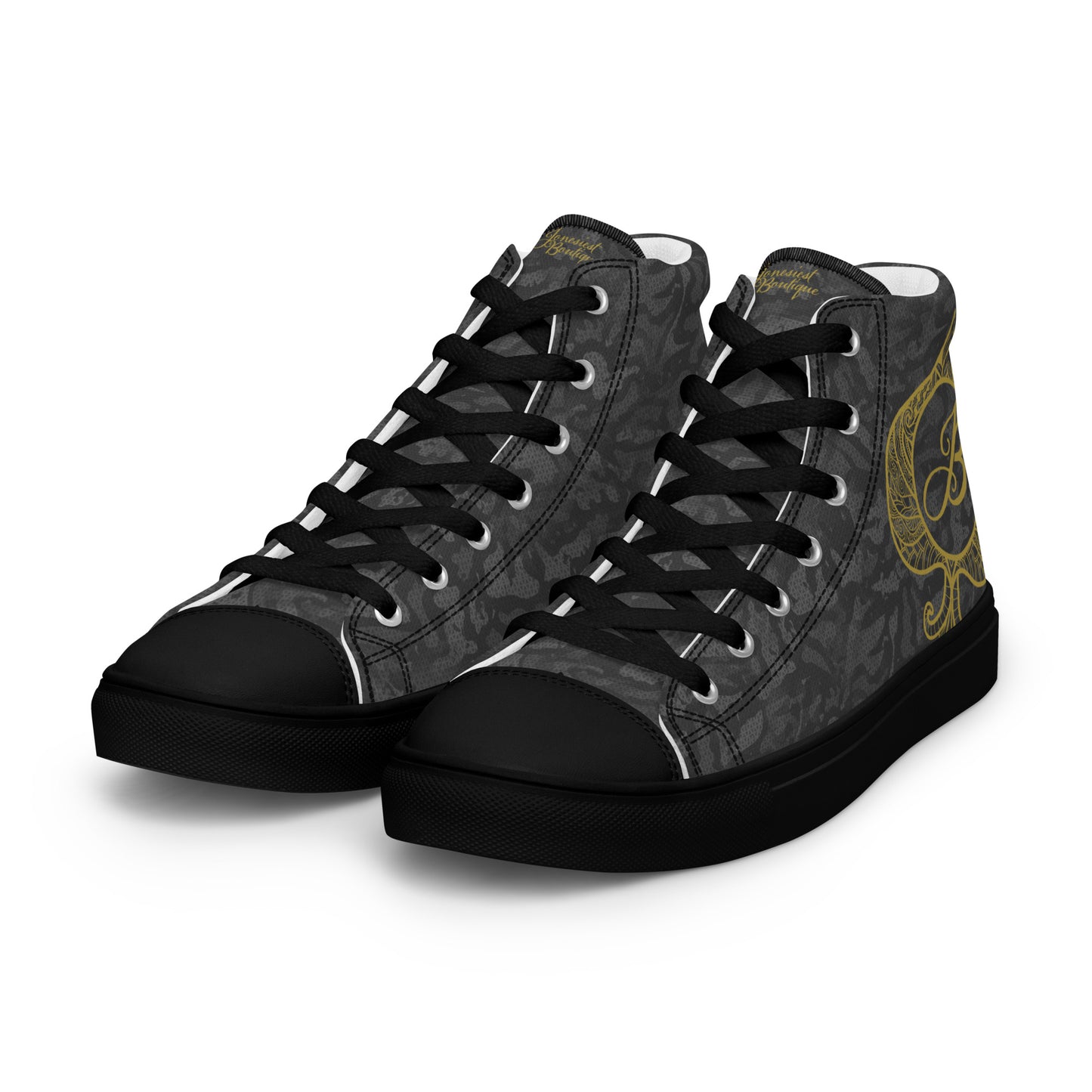 Lucky JB Camo Men’s high top canvas shoes