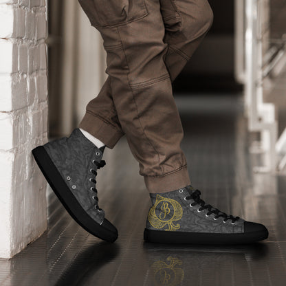Lucky JB Camo Men’s high top canvas shoes
